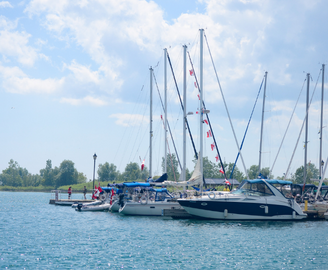 Cobourg Marina Boat Lift-Out and Hauling Operations